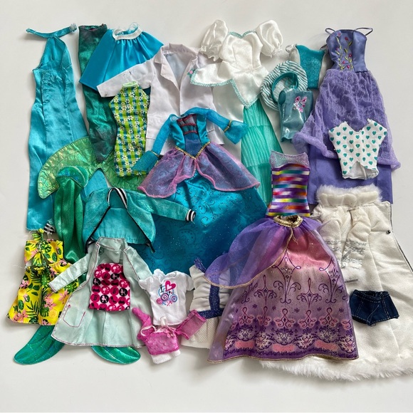 Barbie Other - TLC Barbie doll clothes lot